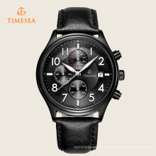 Relojes de cuarzo de cuero deportivo para hombres Timesea 72252